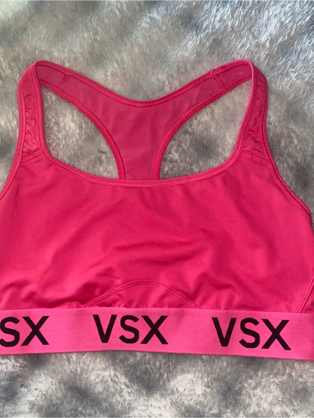 VSX Women's Racerback Sports Bra in Hot Pink